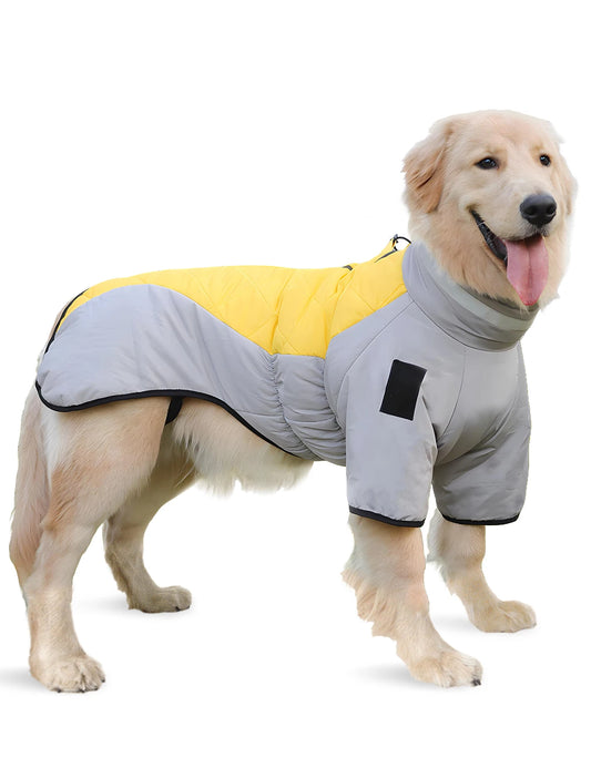 Down Coat with legs Padded Winter Warm Dog Jacket