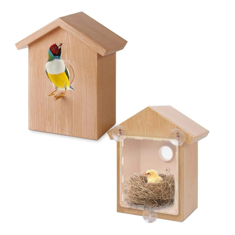 Wooden Hanging Bird House