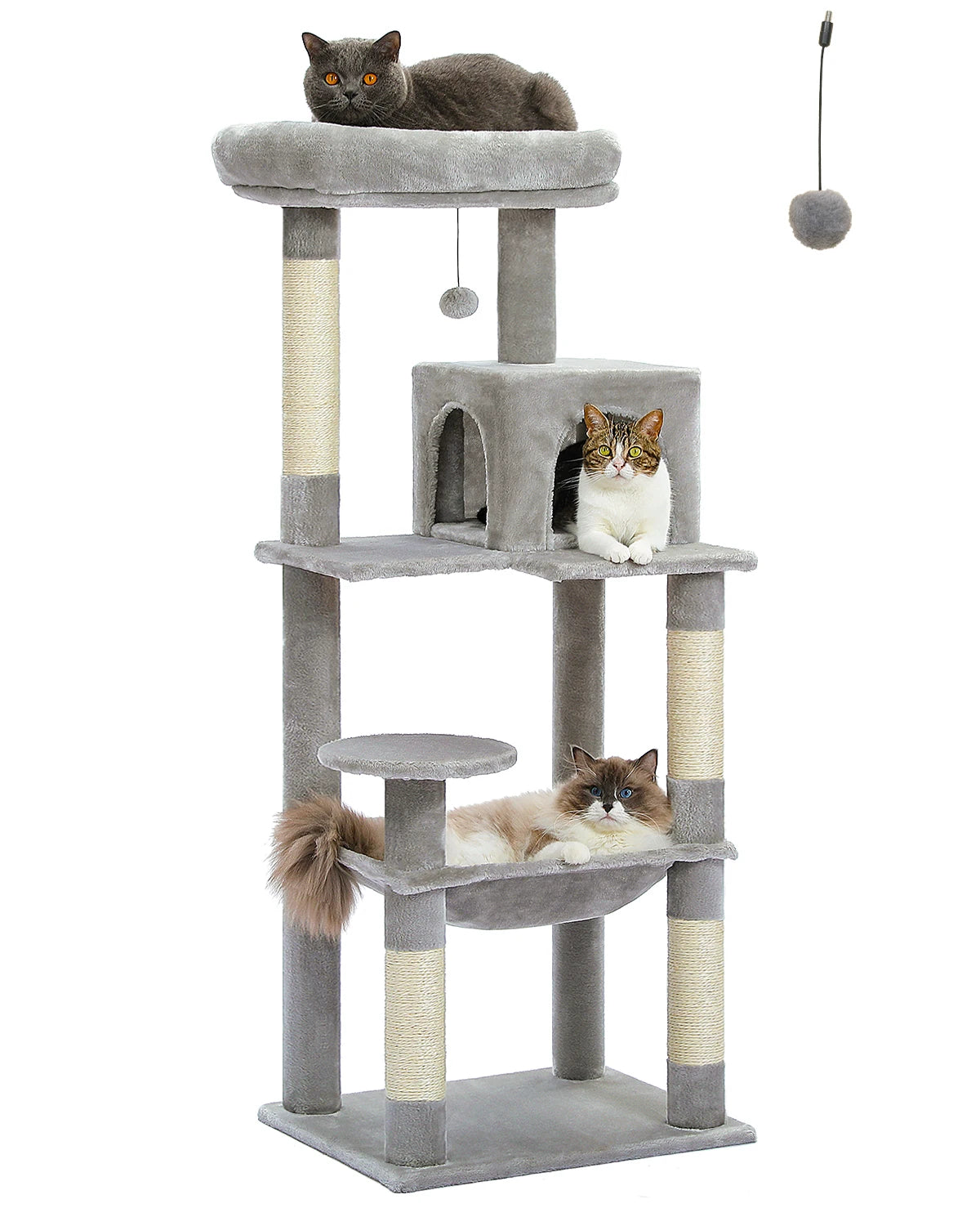 Tall Multi-Level Cat Tower