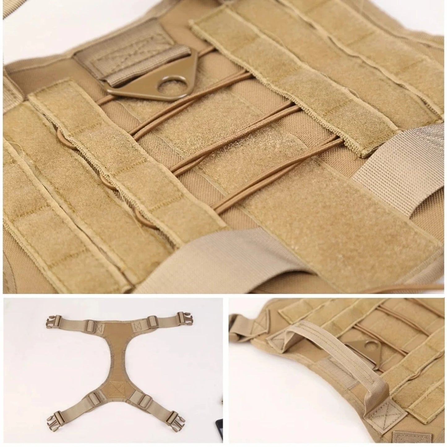 New Adjustable Tactical Military Dog Vest for Malinois and German Shepherd Training