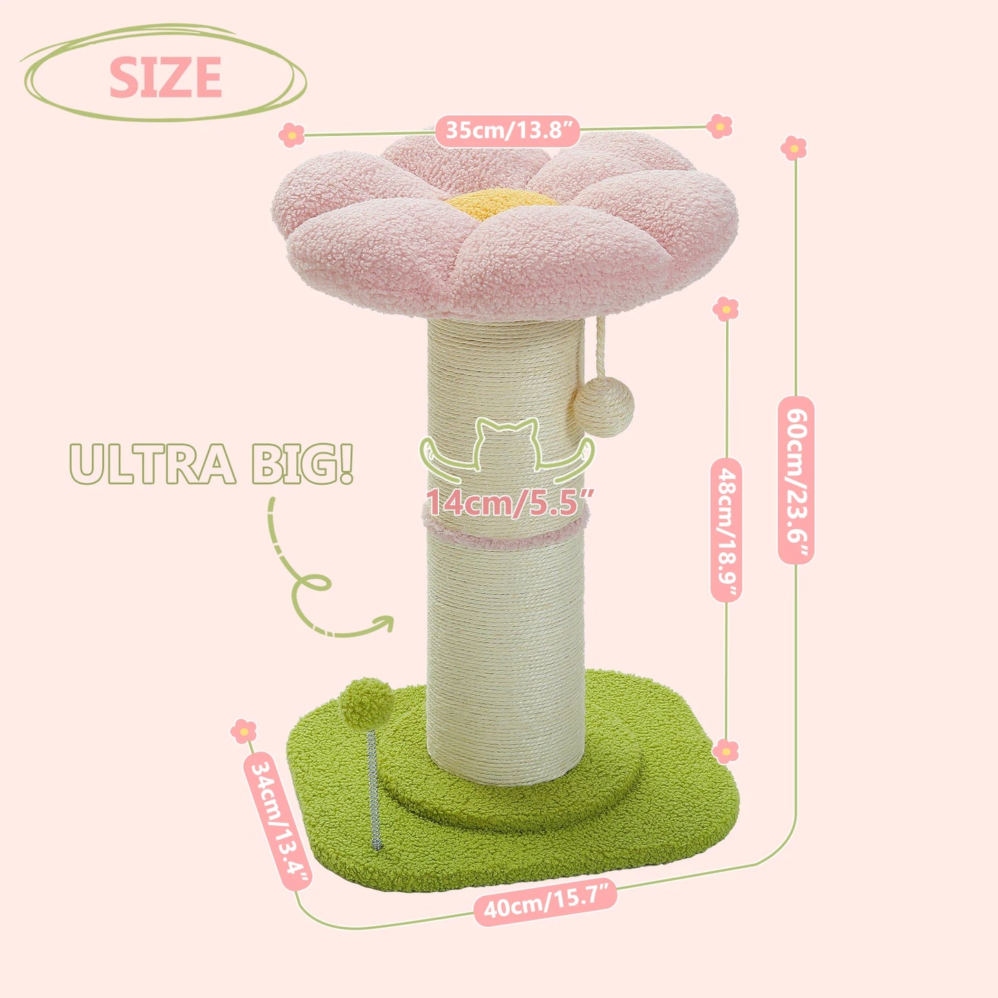 Small  Cat Scratching Post