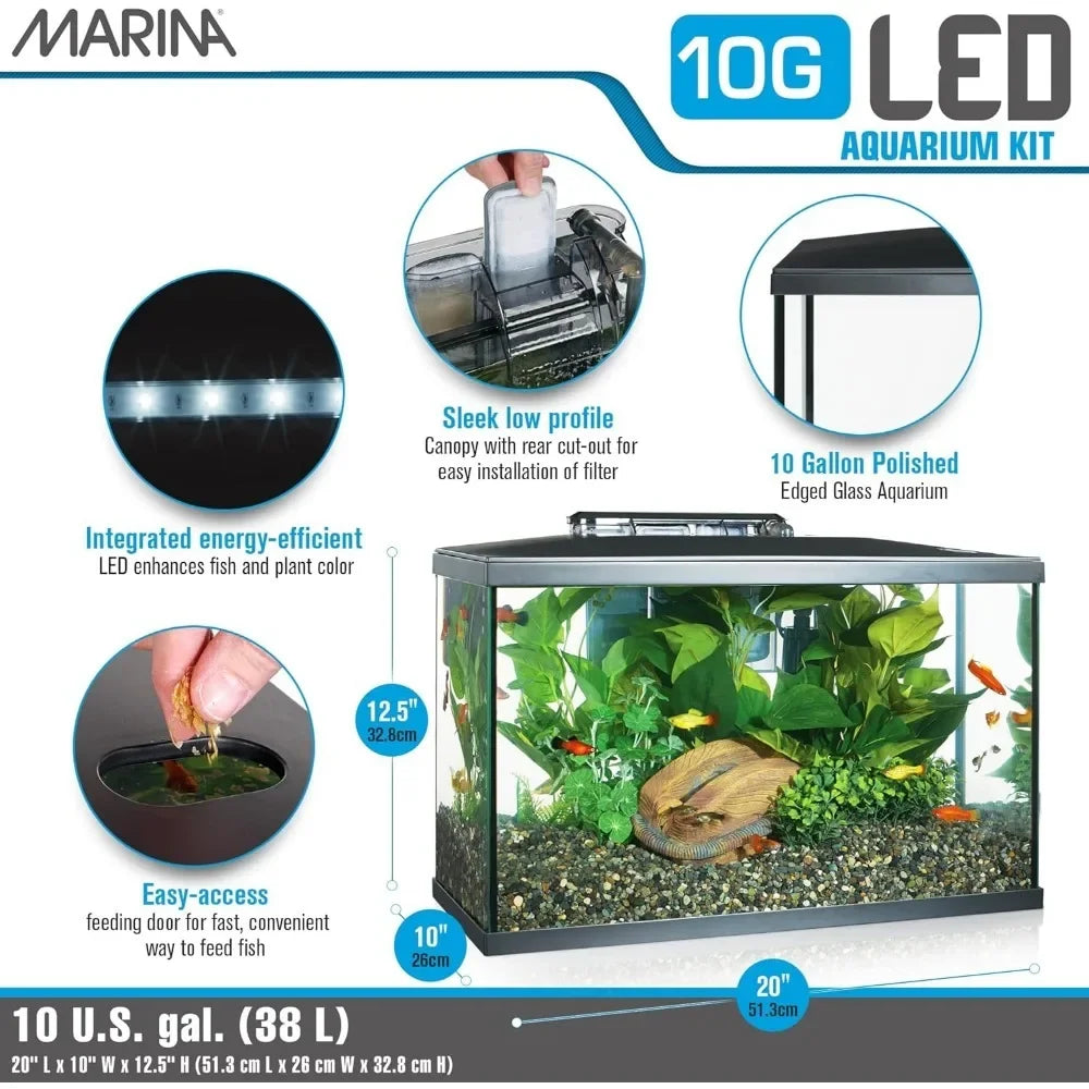 LED Aquarium Kit, 10 gallon