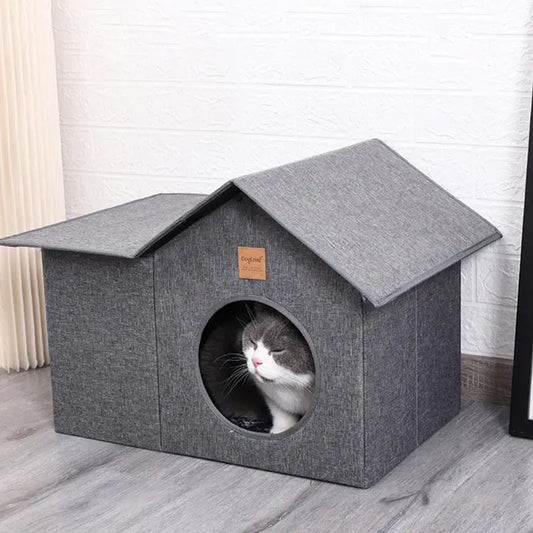 Outdoor Cat Houses Winter Warm Waterproof Insulated