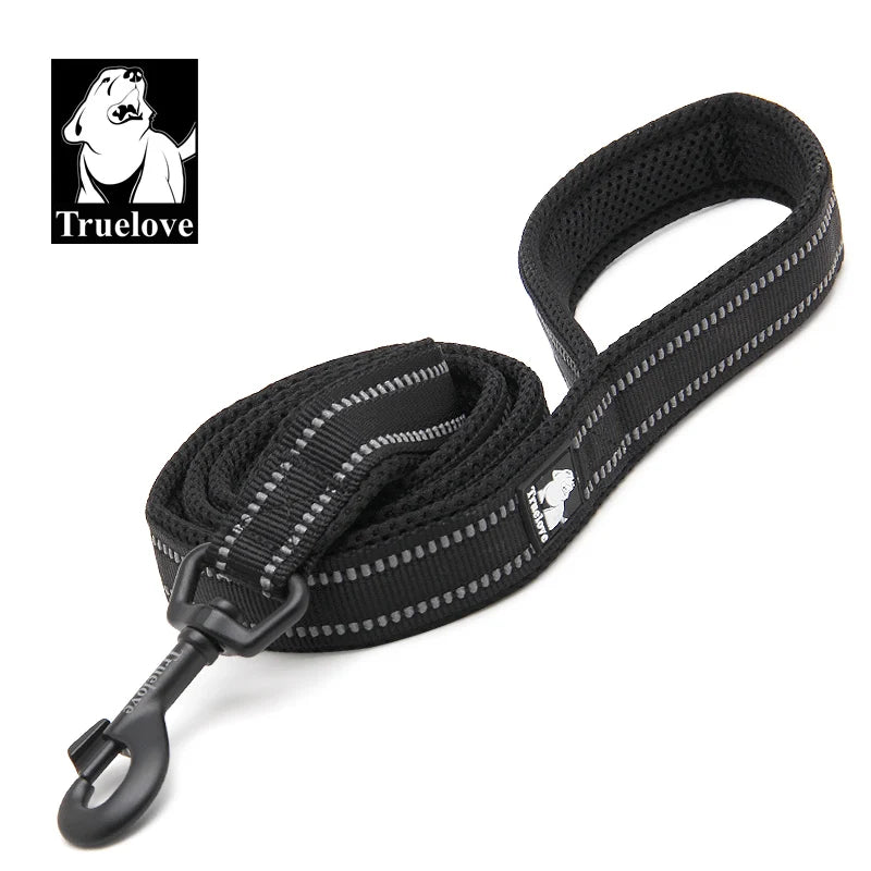 Soft Mesh Nylon Dog Leash Double Thickness