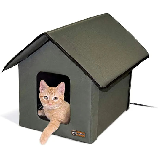 Outdoor Heated Kitty House