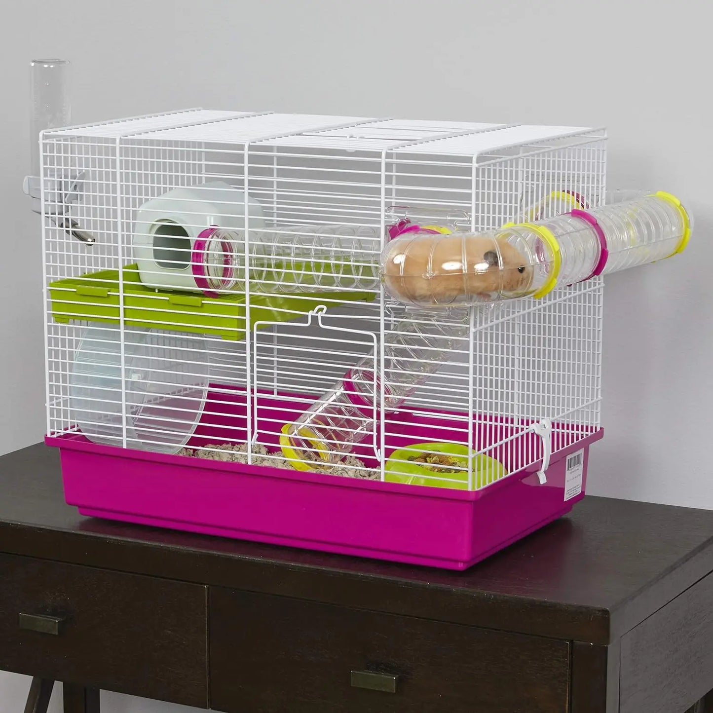 Small Hamster Cage Measures 18.11L x 11.61W x 14.8H & Includes All Accessories