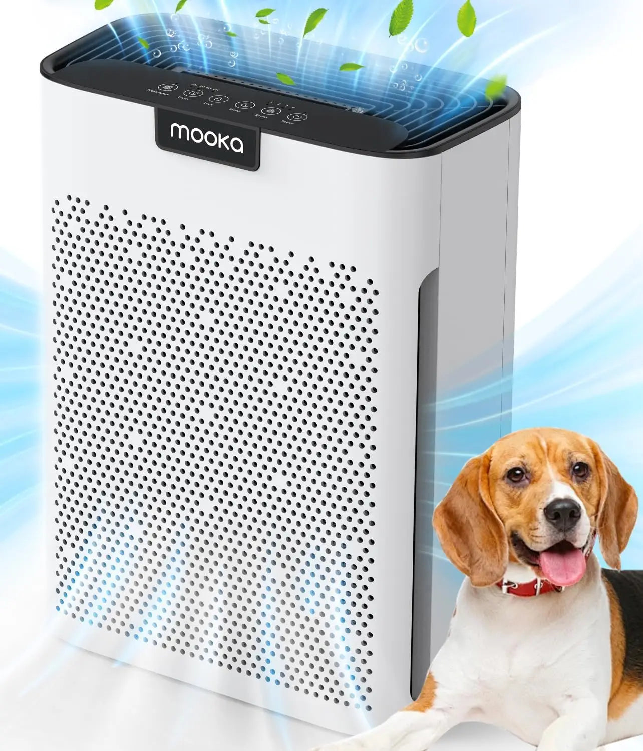 Pet Air Purifier for Large Room with Washable Filters