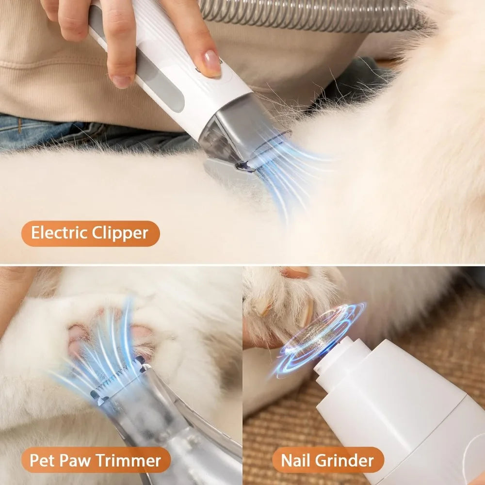 Vacuum & Dog Clippers Nail Trimmer Grinder