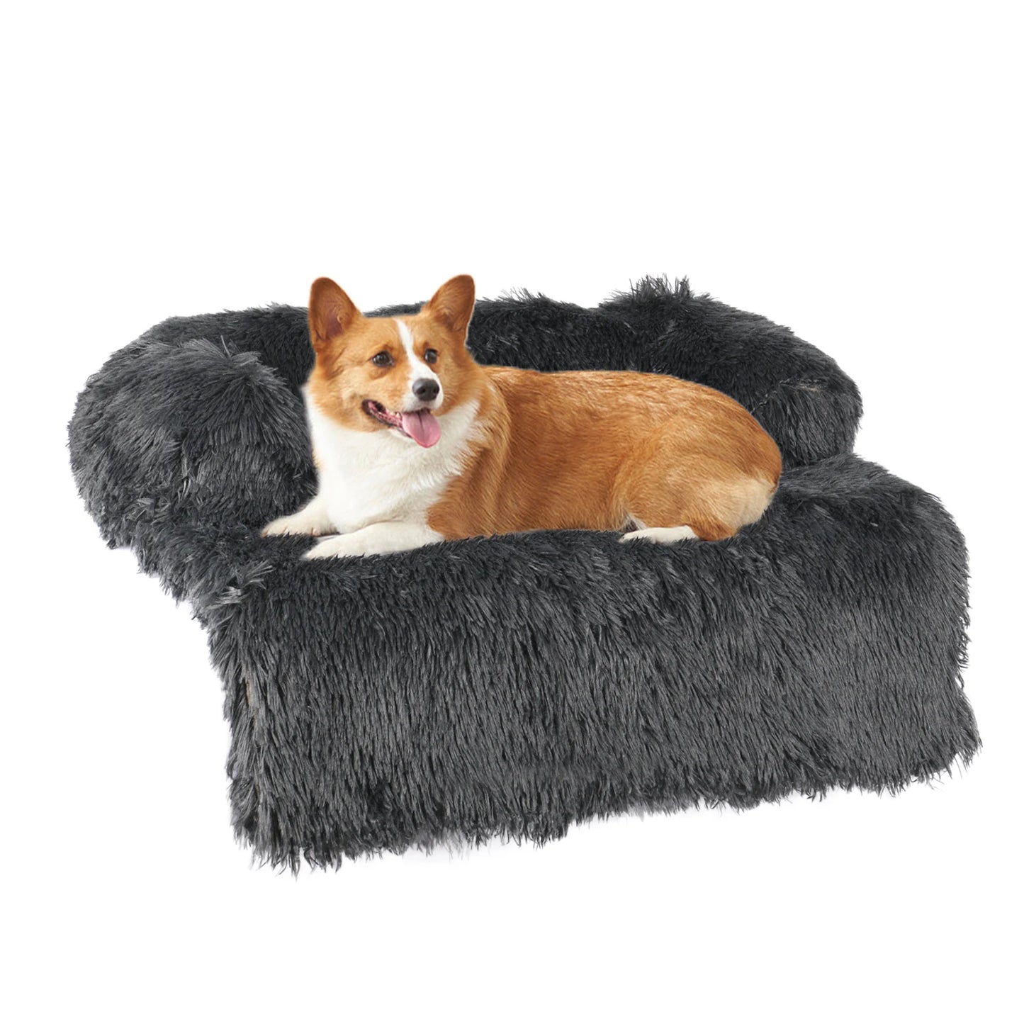 Plush Dog Bed Warm Plush Cat House Big Size Square Soft Dog Beds For Large Dogs Puppy Bed ﻿