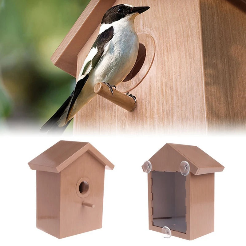 Wooden Hanging Bird House