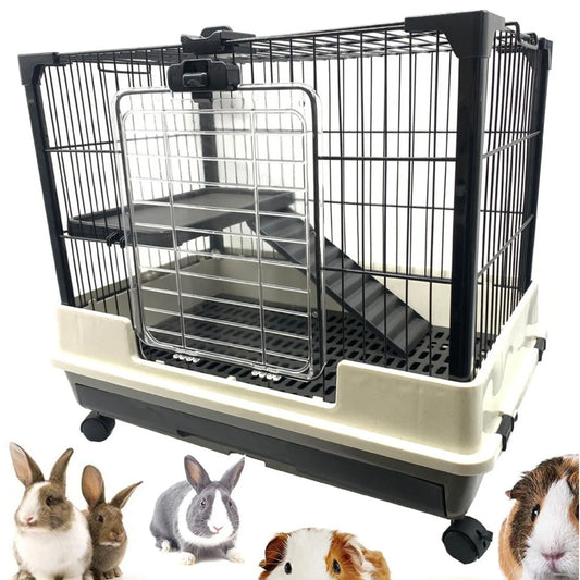 Guinea Pig Rabbit Bunny Ferret Kitten Rolling Cage