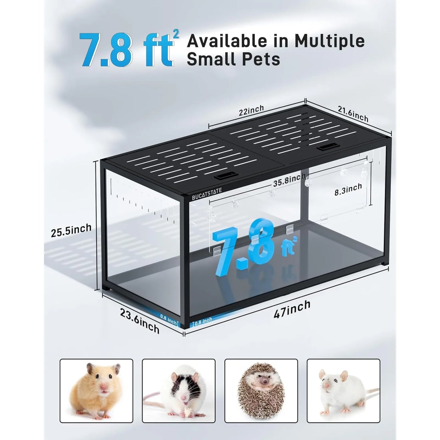 Hamster Cage Metal Chew proof