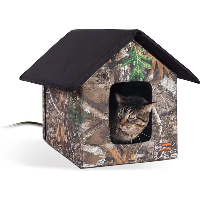 Outdoor Heated Kitty House