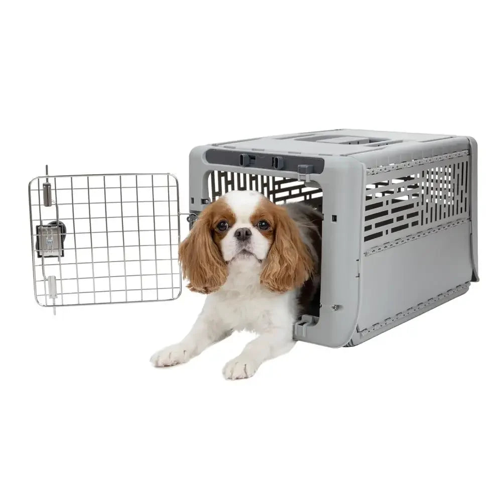 Portable Puppy Kennel Collapsible Plastic Small 19"