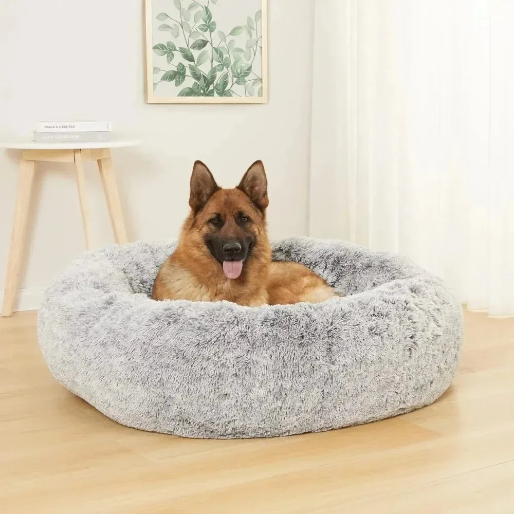 Kennel washable pet bed non slip bottom for extra large dog