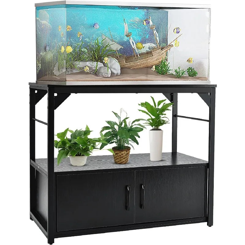 40 Gallon Aquarium Stand with Storage Cabinet