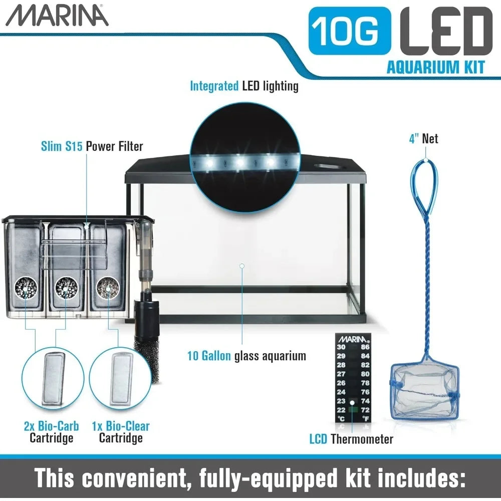 LED Aquarium Kit, 10 gallon