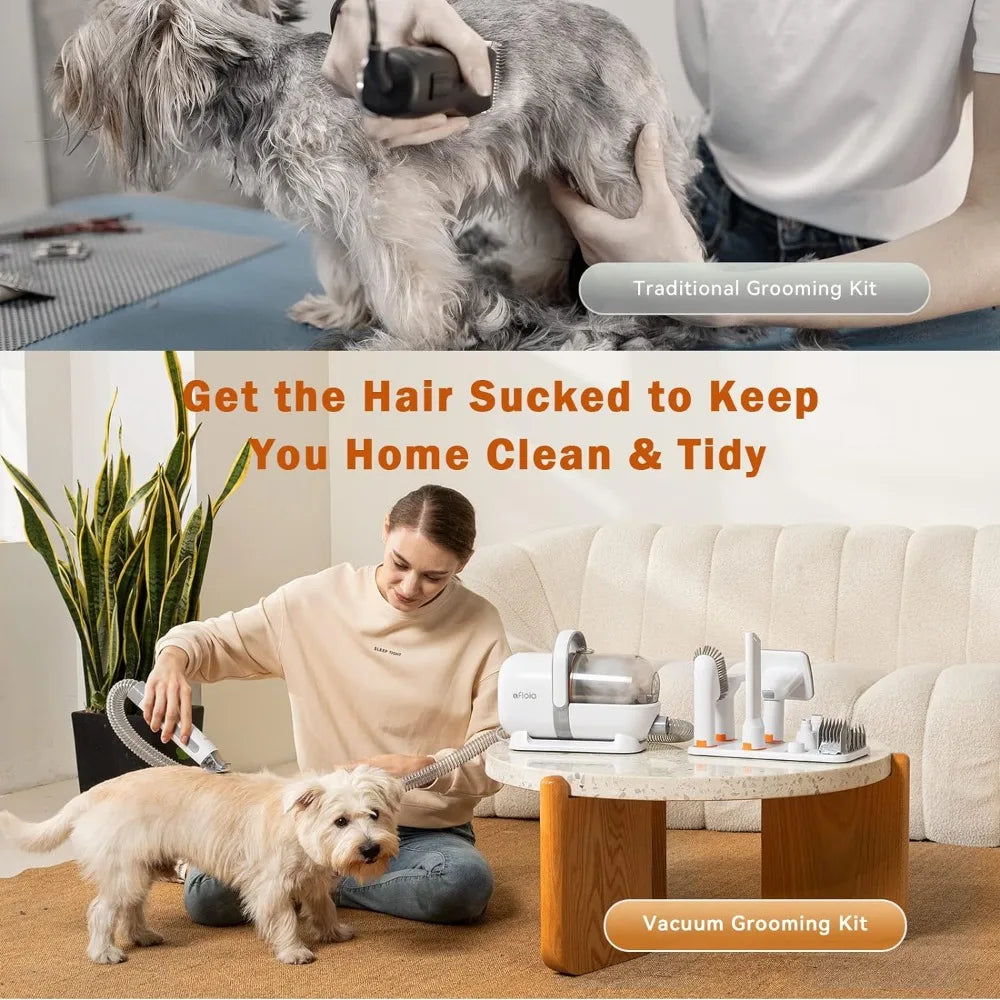 Vacuum & Dog Clippers Nail Trimmer Grinder