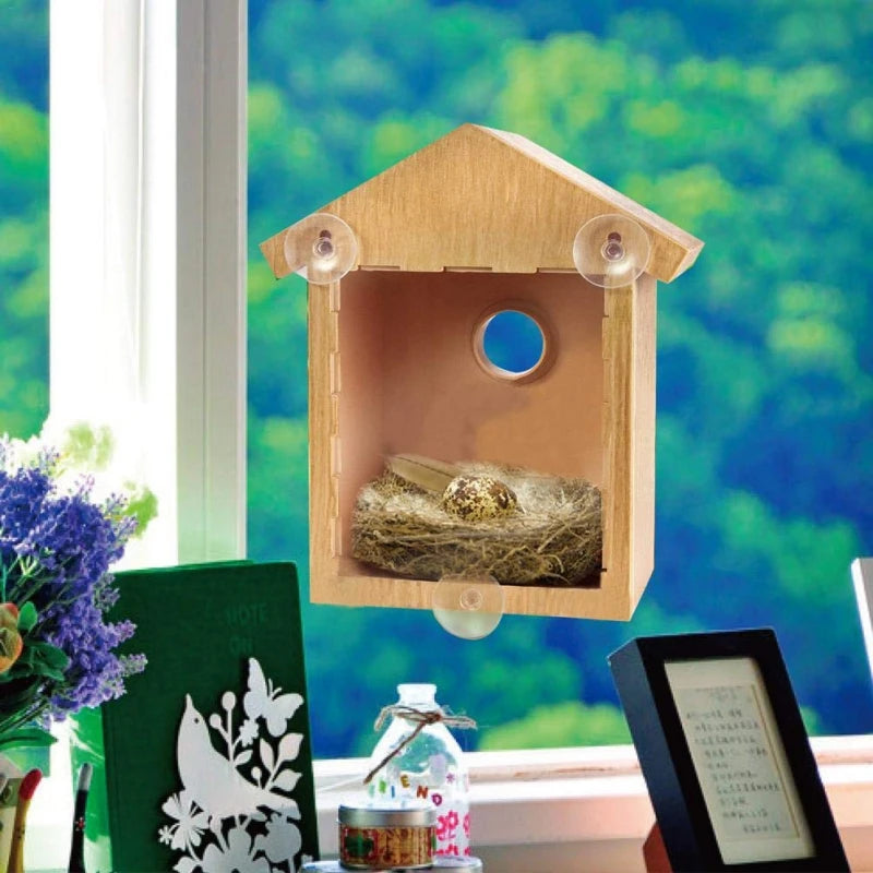 Wooden Hanging Bird House