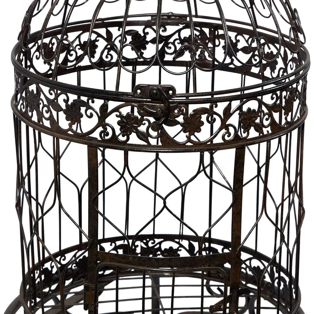 Victorian Style Bird Cage 47" H/14 W