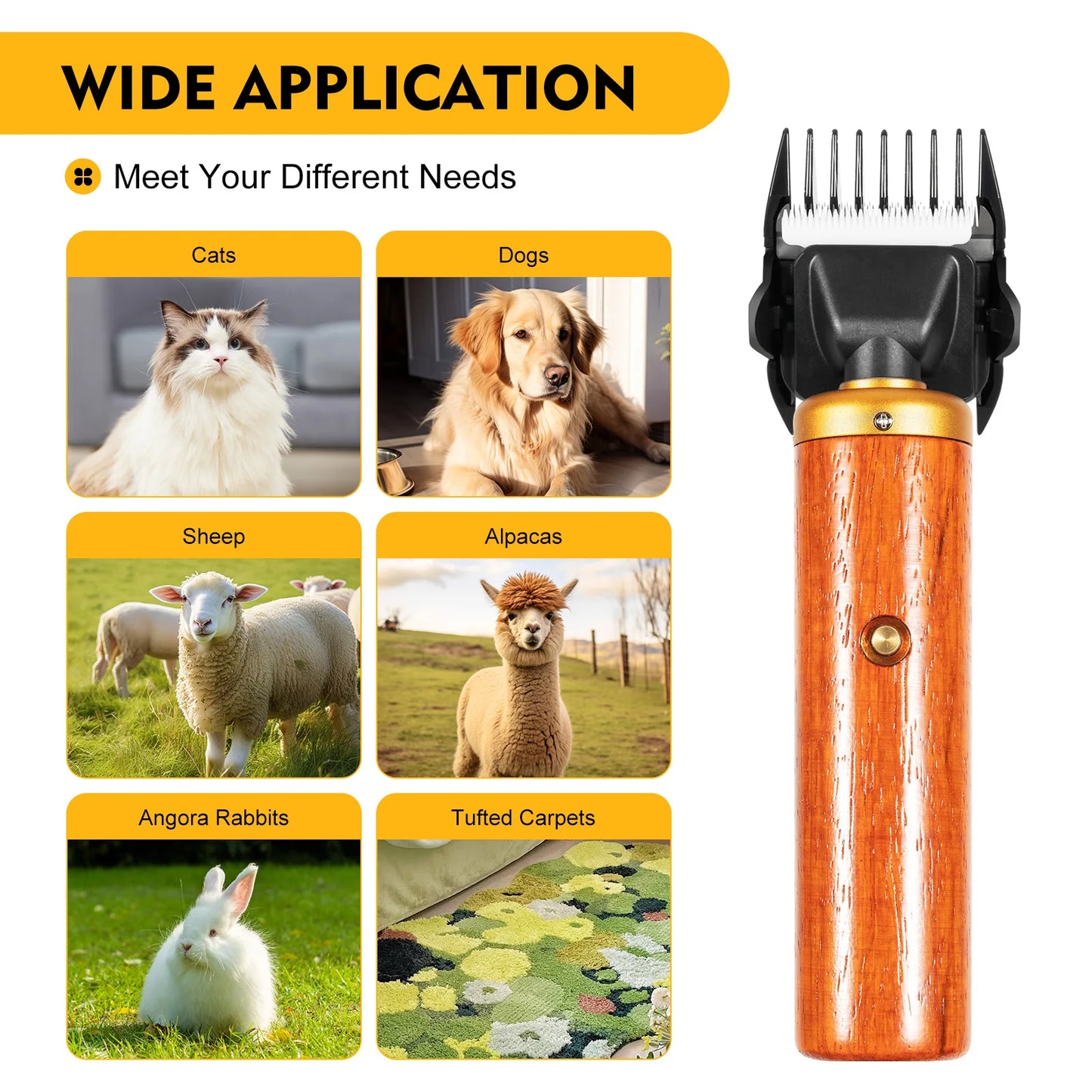 Clipper Wood Electric for Rabbit Dog Animal Farm 55W