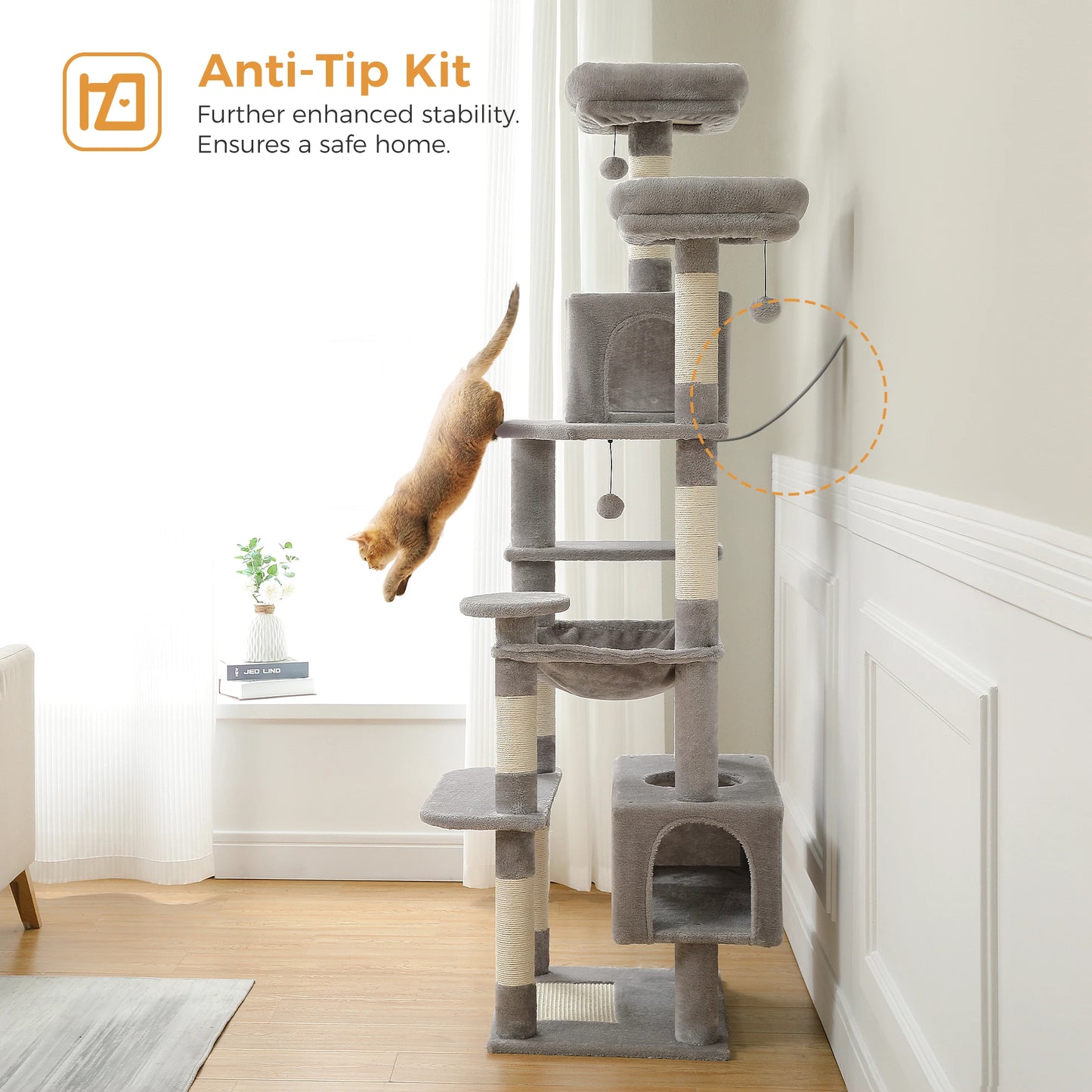 Large Cat Tree and Tower for Indoor