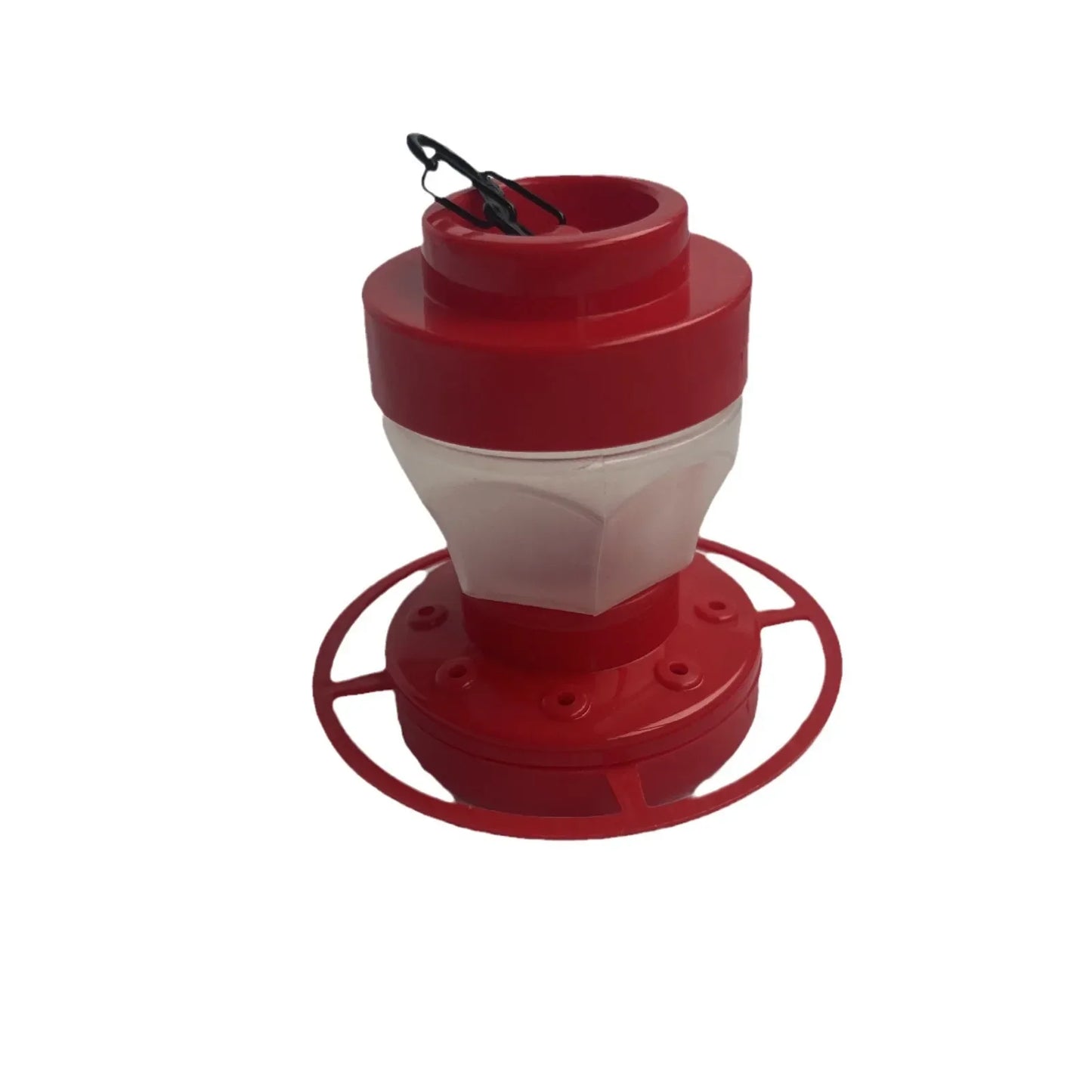 Plastic Hummingbird Feeder For Outdoor 3 Feeding Ports Iron Hook Hanging for Garden Tree Yard Outside