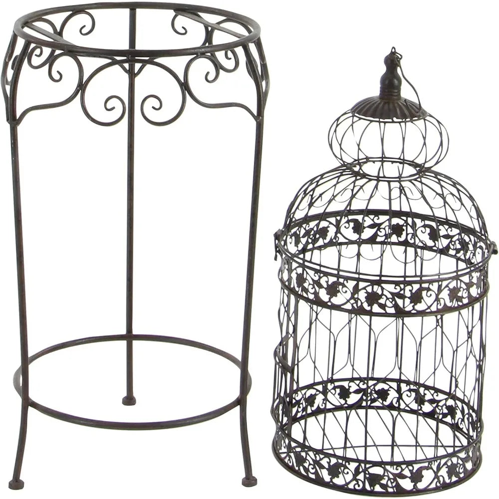 Victorian Style Bird Cage 47" H/14 W